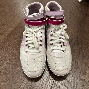 Adidas high tops. Worn only a couple times.